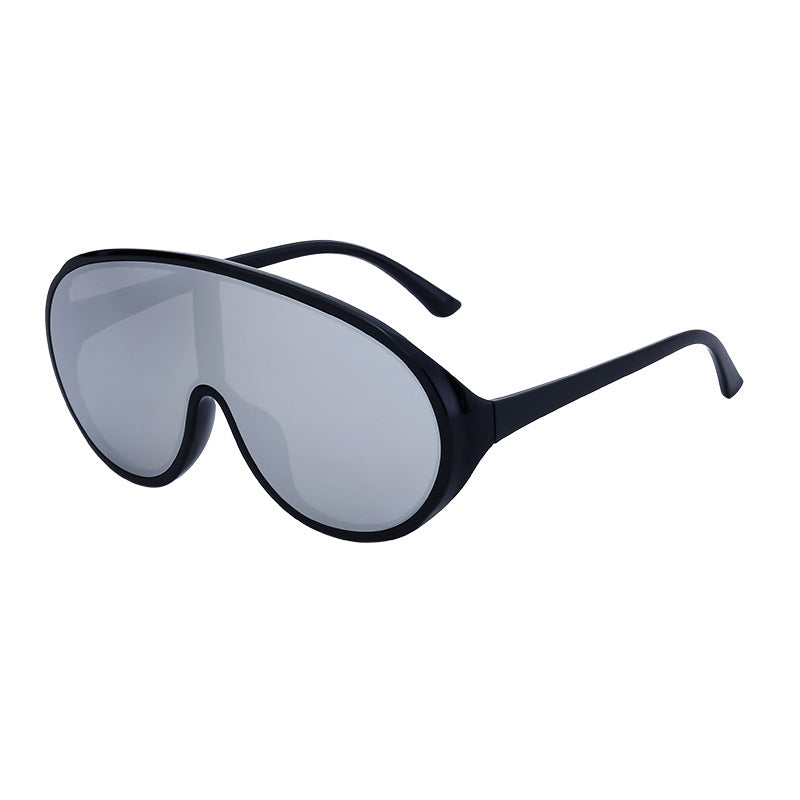 Damen modische Sonnenbrille im futuristischen Stil Brehn