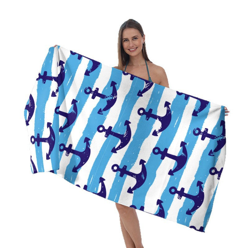 Strandtuch mit buntem tropischem Motiv Brehn