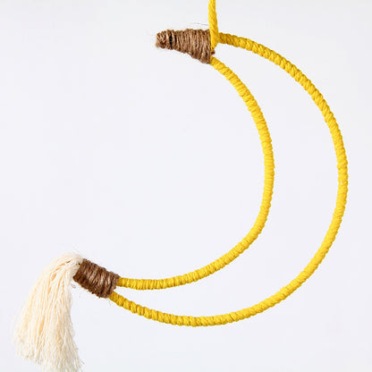 Macrame Halbmond Wanddeko Brehn