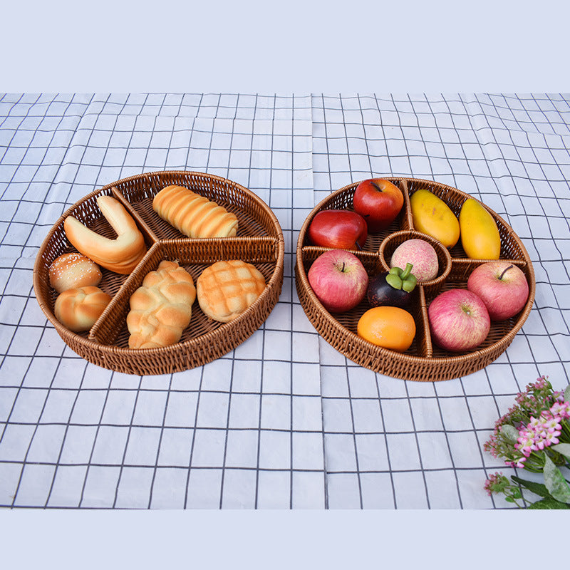 Artisan Woven Serving Platter Brehn