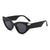 Damen Cat-Eye Sonnenbrille im luxuriösen Tortoise-Design Brehn