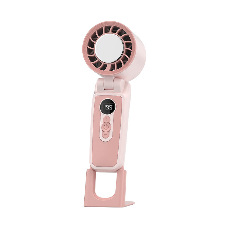 Damen Tragbarer Handventilator mit LED-Anzeige Brehn