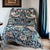 Gewebte florale Wandteppich-Decke