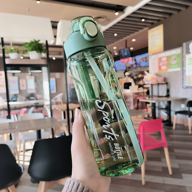 Damen Sportliche Trinkflasche mit innovativem Verschluss Brehn