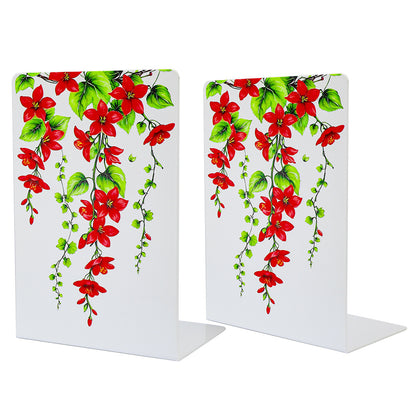 Künstlerische Blumen Design Buchstützen