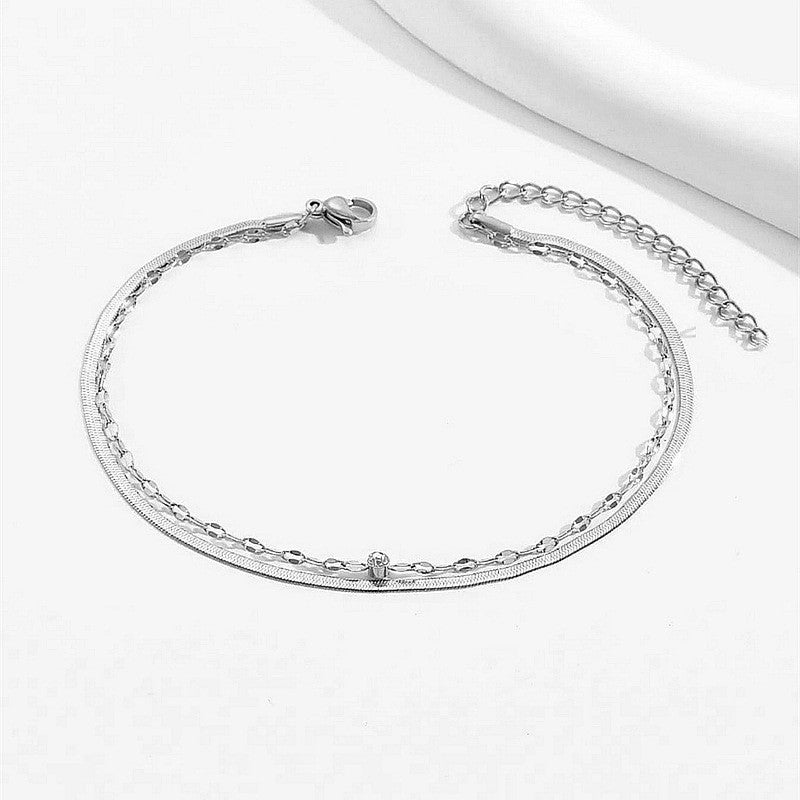 Sleek Minimalist Chain Anklet Brehn