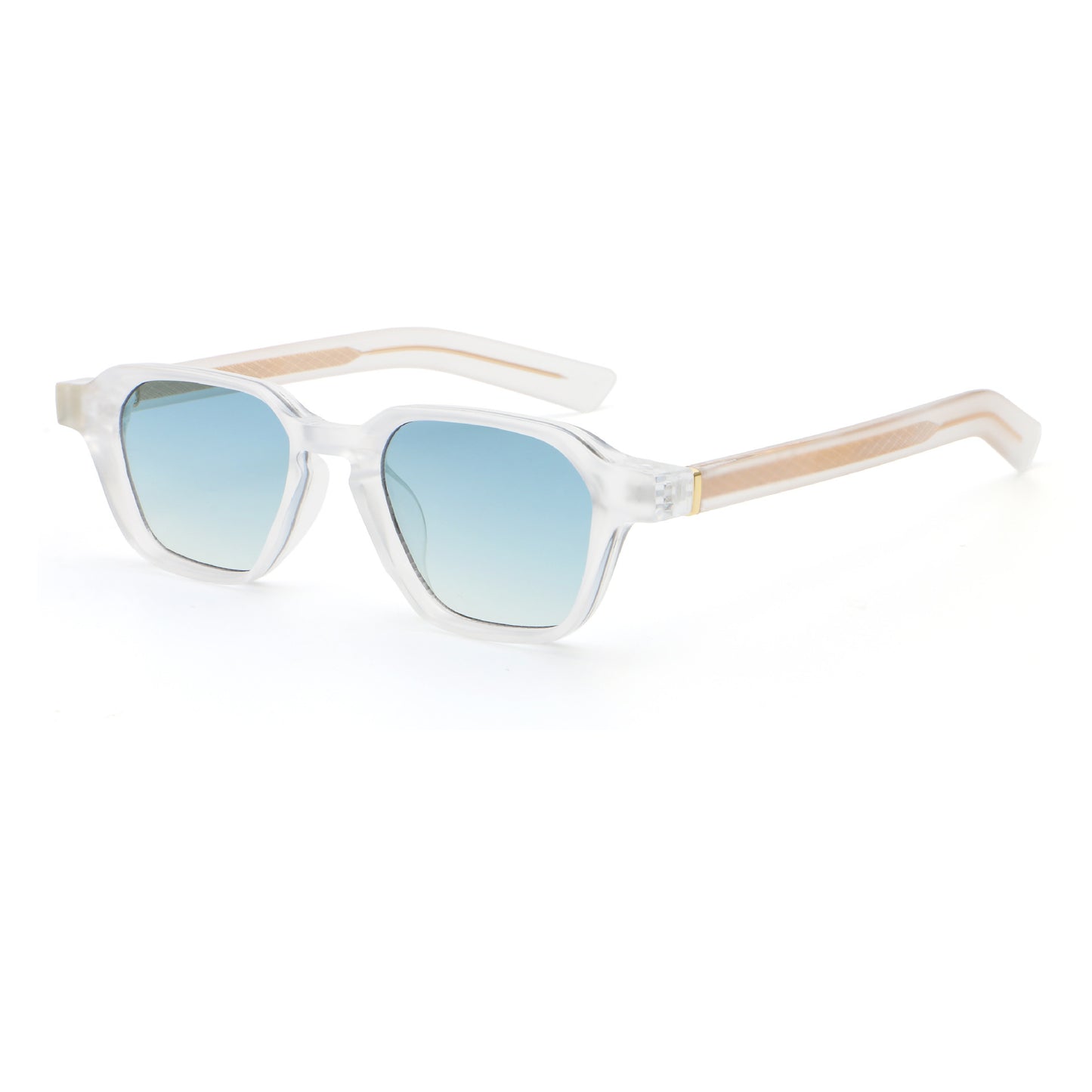 Damen Sonnenbrille im besonderen Design mit eckigen Gläsern Brehn