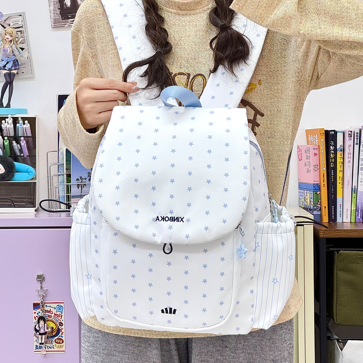 Stylische Stern-Besetzte Rucksack Brehn 1791205579