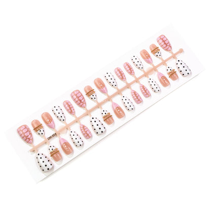 Chic Polka Dot Press-On Nagel Set Brehn