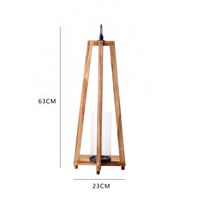 Stilvolle Laterne aus Holz Brehn