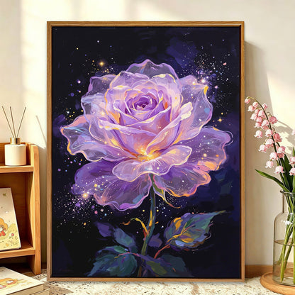 Florale Galaxie Leinwandkunst Brehn