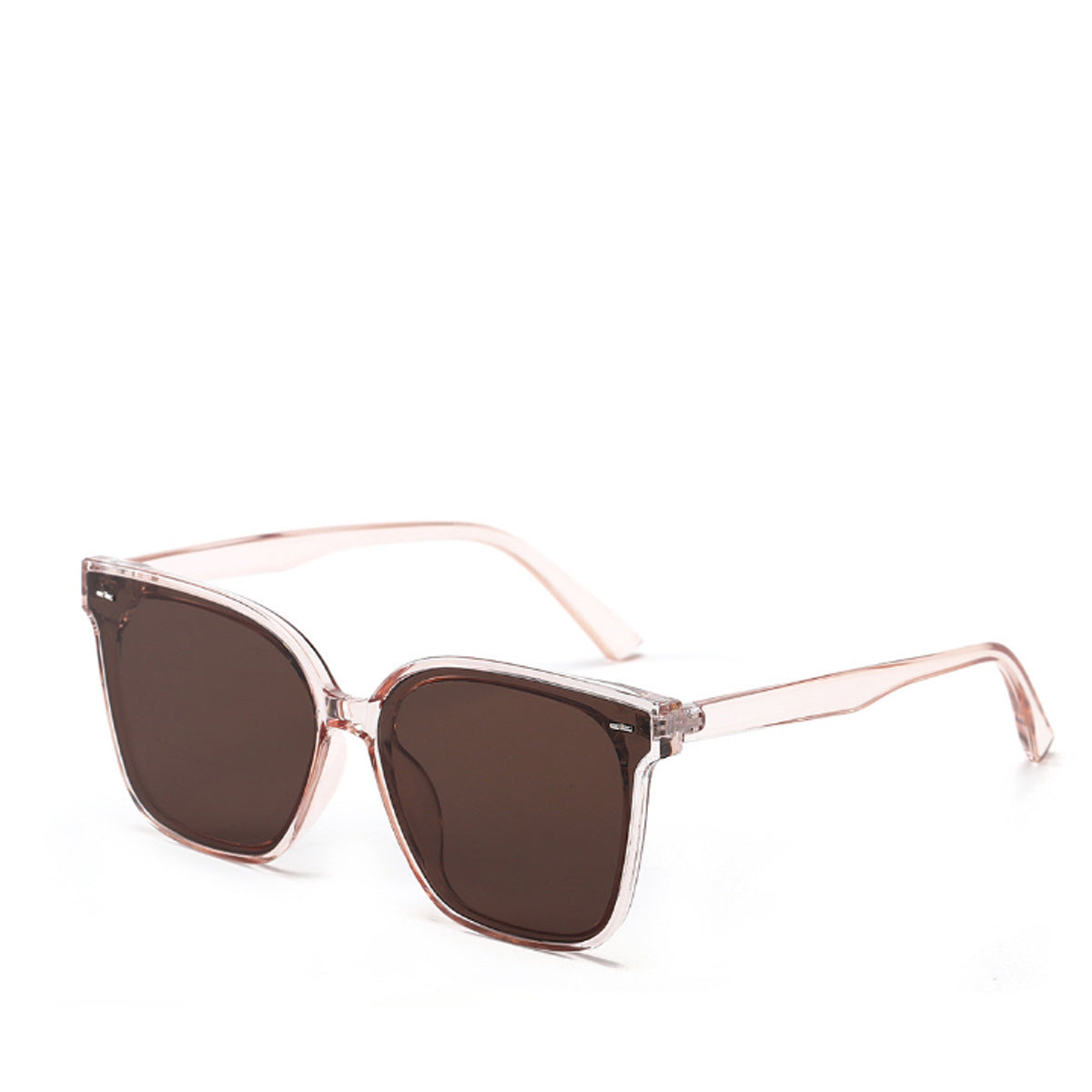 Damen moderne quadratische Sonnenbrille mit transparentem Rahmen Brehn 1780030387