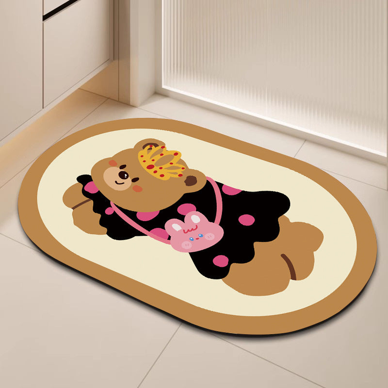 Niedlicher Cartoon Hund Badezimmermatte Brehn