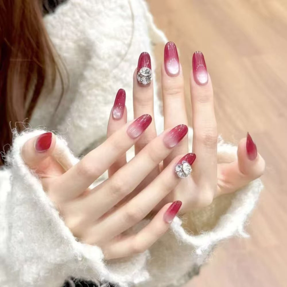 Niedliches Bären-Thema Press-On Nagelset Brehn