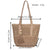 Strandtasche mit Netzstruktur und Quastendetails Brehn