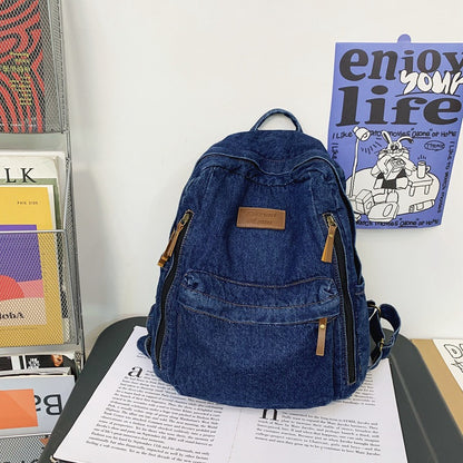 Stylische Denim-Rucksack Brehn