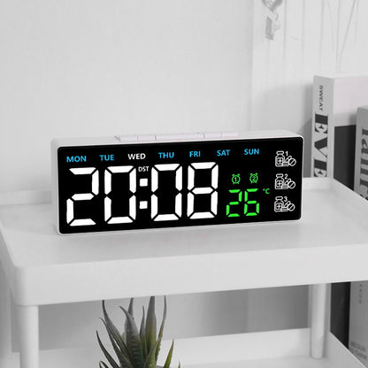 Digitaler Thermo-Wecker mit großem LED-Display Brehn