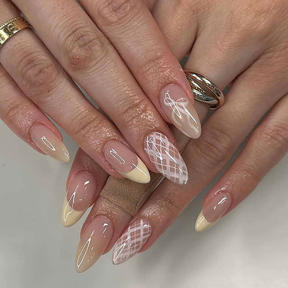 Elegantes Stiletto-Nagelkunst-Set