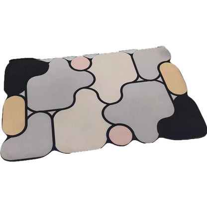 Abstract Geometrische Badmatte Brehn