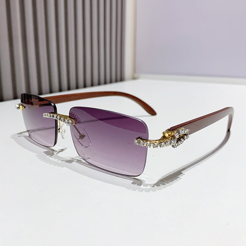 Damen elegante Sonnenbrille mit einzigartigem Rahmen Brehn