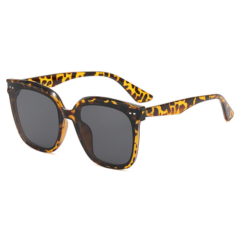 Damen quadratische Sonnenbrille mit verspiegeltem Farbverlauf Brehn