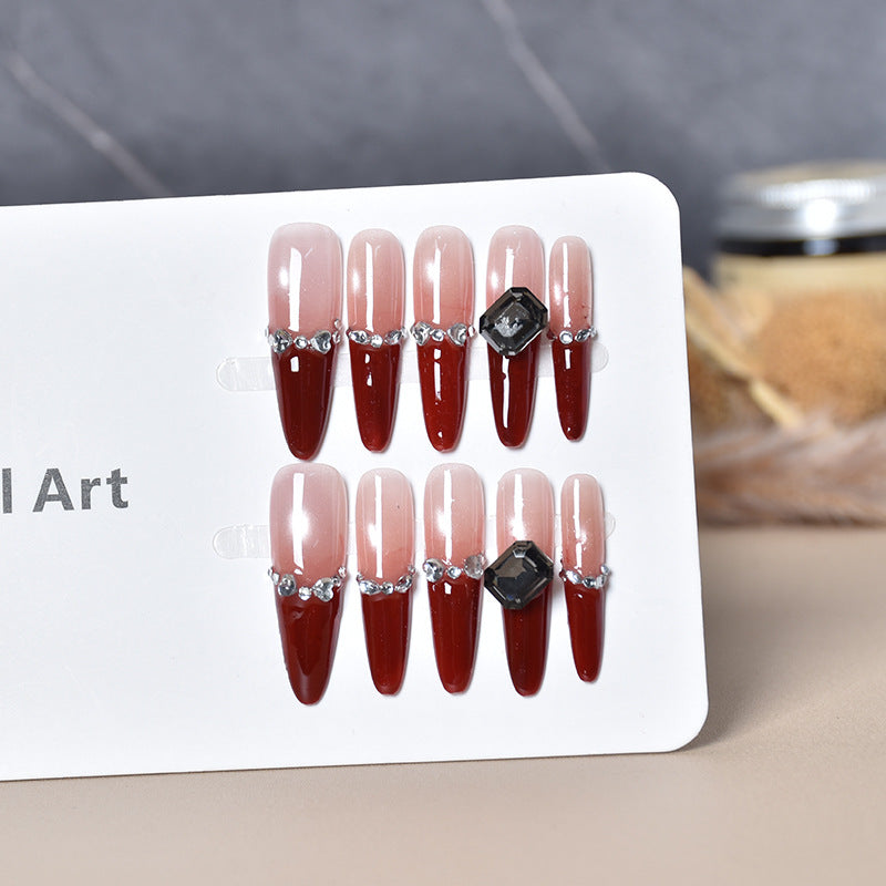 Dekorative Stiletto Nagelkunst Verlängerungen Brehn