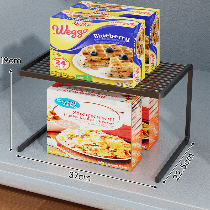 Dreistufiger schlanker eingelassener Arbeitsplatten-Pantry-Regal-Organizer