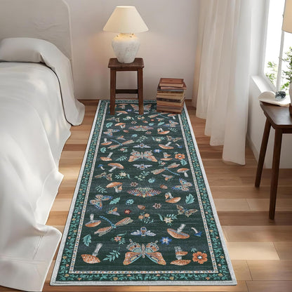 Künstlerischer floraler Teppich