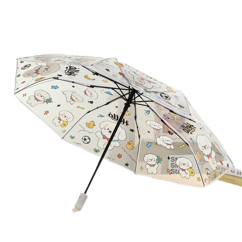 Damen Haustiermotiv Regenschirm Brehn