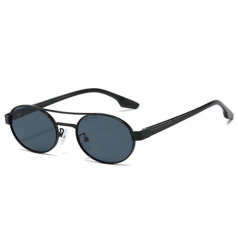 Retro-inspirierte runde Rahmen Sonnenbrille Brehn