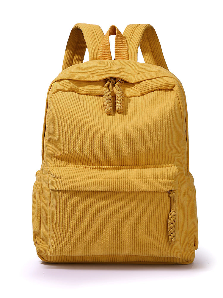 Lässiger Corduroy Rucksack Brehn
