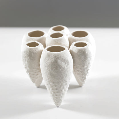 Skulpturale dekorative Blumenvase