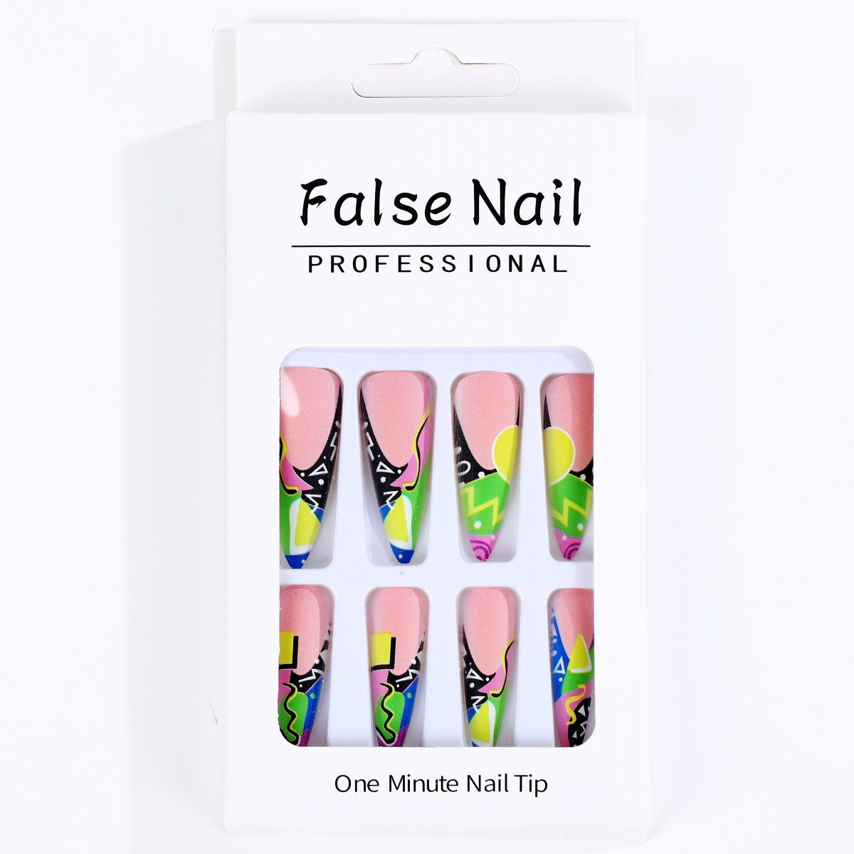 Kunstnagelset im kreativen modernen Design Brehn