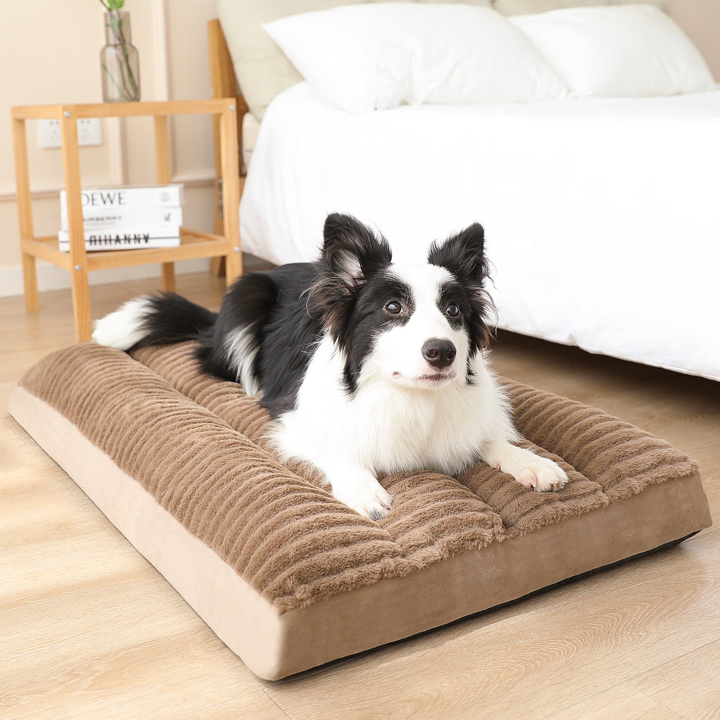Unisex Orthopädisches Premium-Hundekissen mit Kuscheloberfläche Brehn