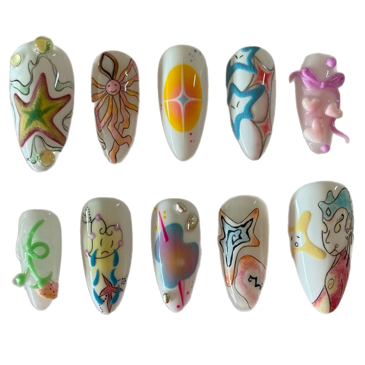 Künstlerisches Nageldesign Brehn