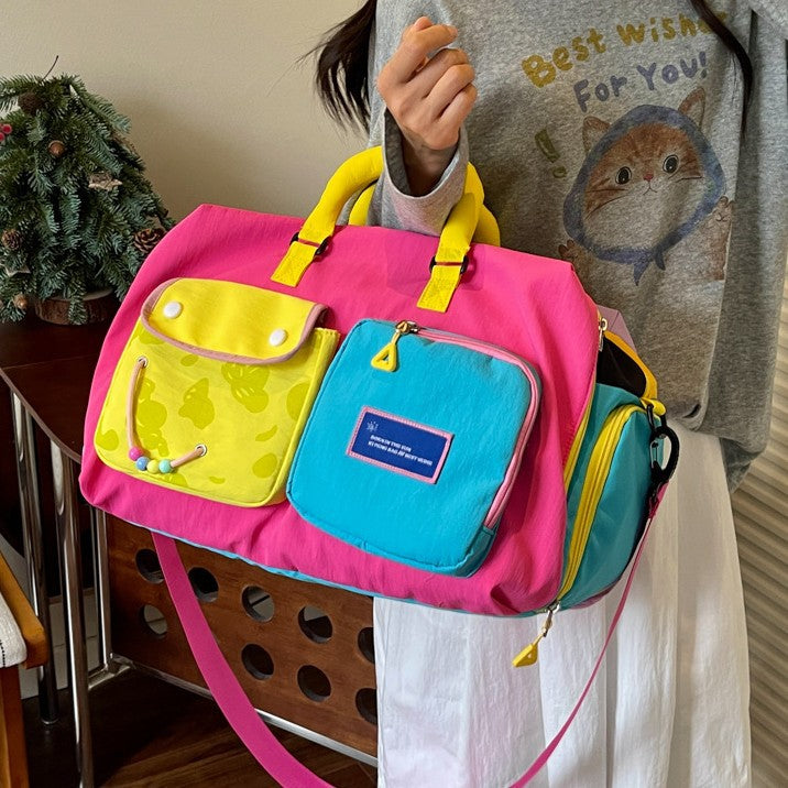 Verspielte gemusterte Wochenend-Reisetasche Brehn