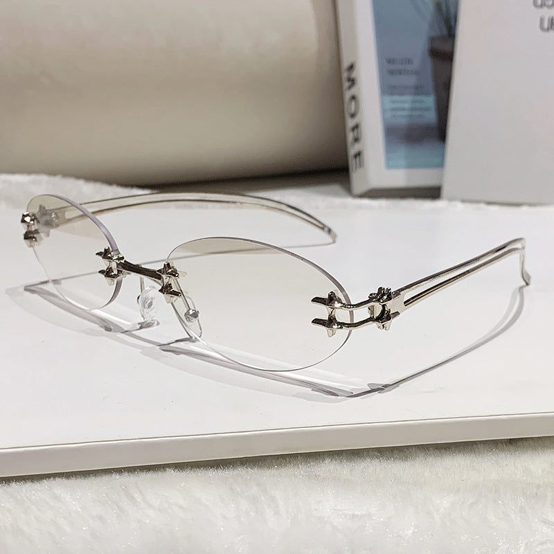 Damen elegante Metall-Brille mit filigranem Design Brehn
