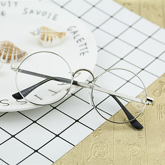 Damen Runde Brille mit filigranem Metallrahmen Brehn