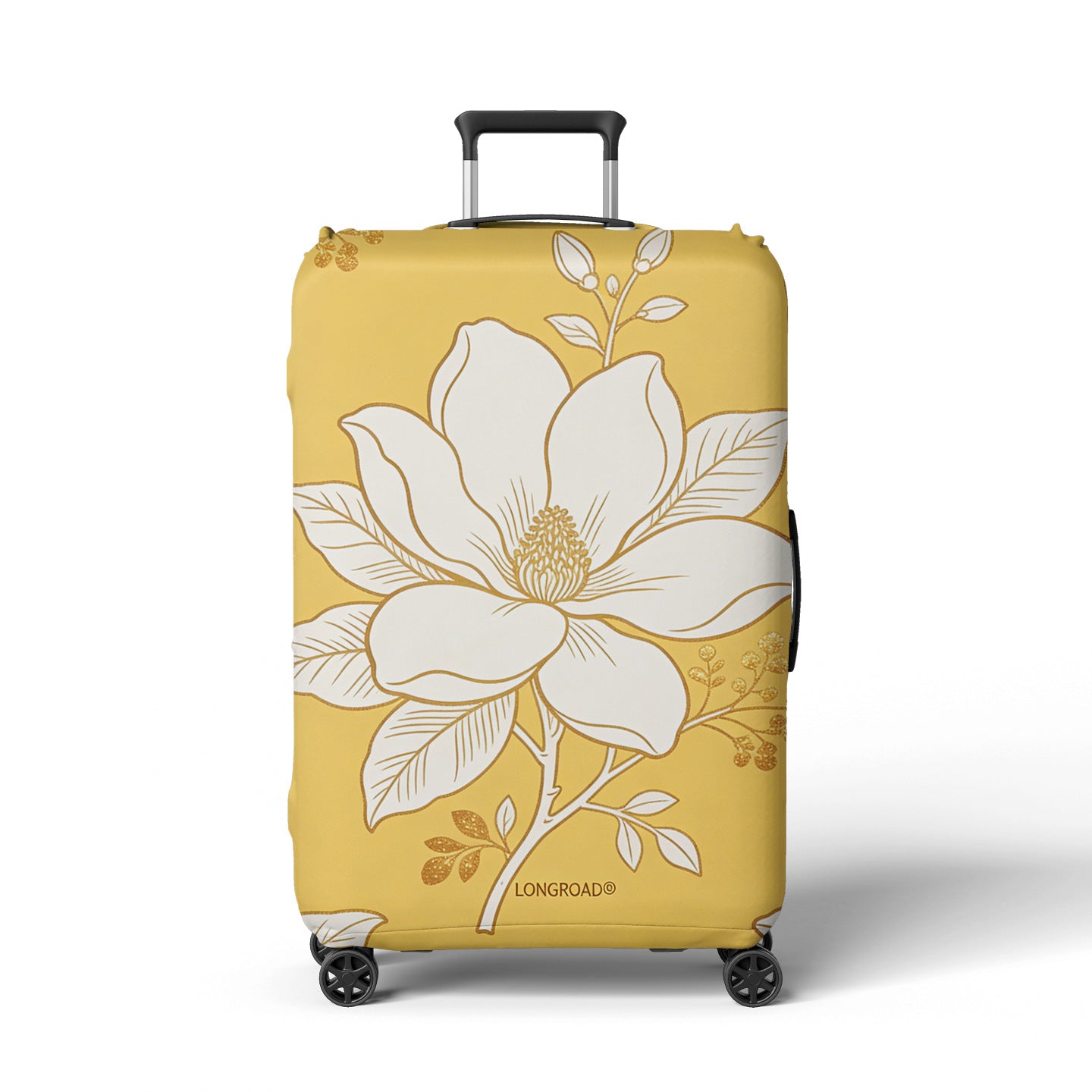 Damen Kofferschutz mit eleganten Blumenmuster Brehn