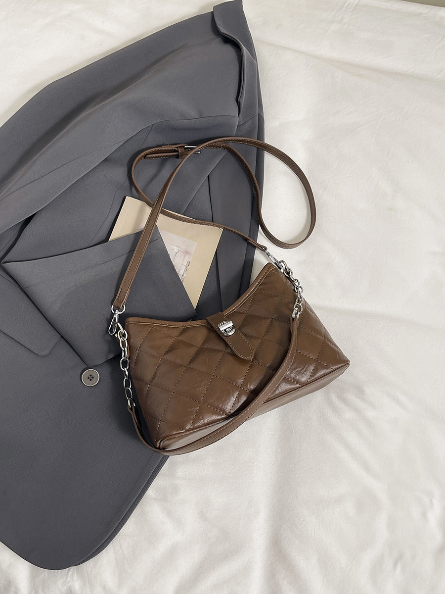 Gepatchte Handtasche