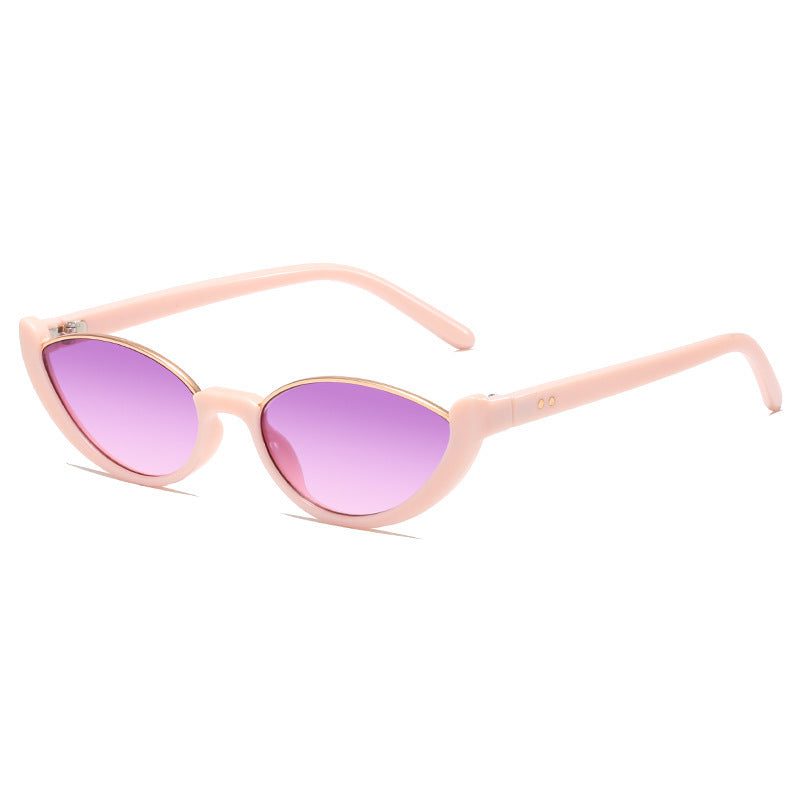 Damen Cat-Eye Sonnenbrille mit dezentem Rahmen und polarisierten Gläsern Brehn