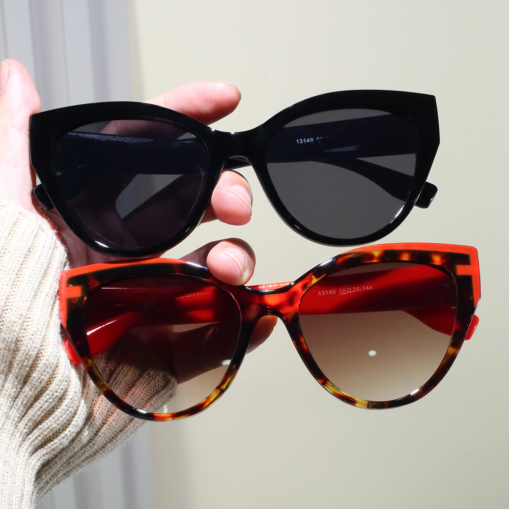 Damen Cat-Eye Sonnenbrille mit extravagantem Rahmen und UV-Schutz Brehn