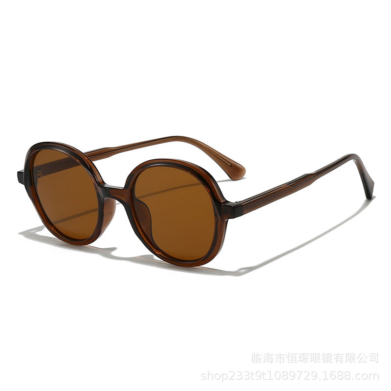 Damen modische Sonnenbrille mit stylischer runder Form Brehn