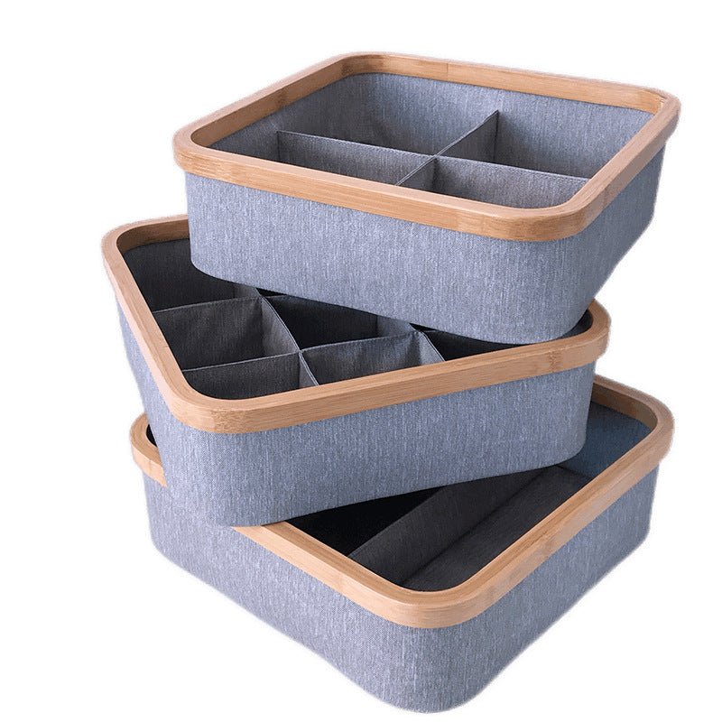 Multi-Sektionales Bambus-Storage-Tablett Brehn