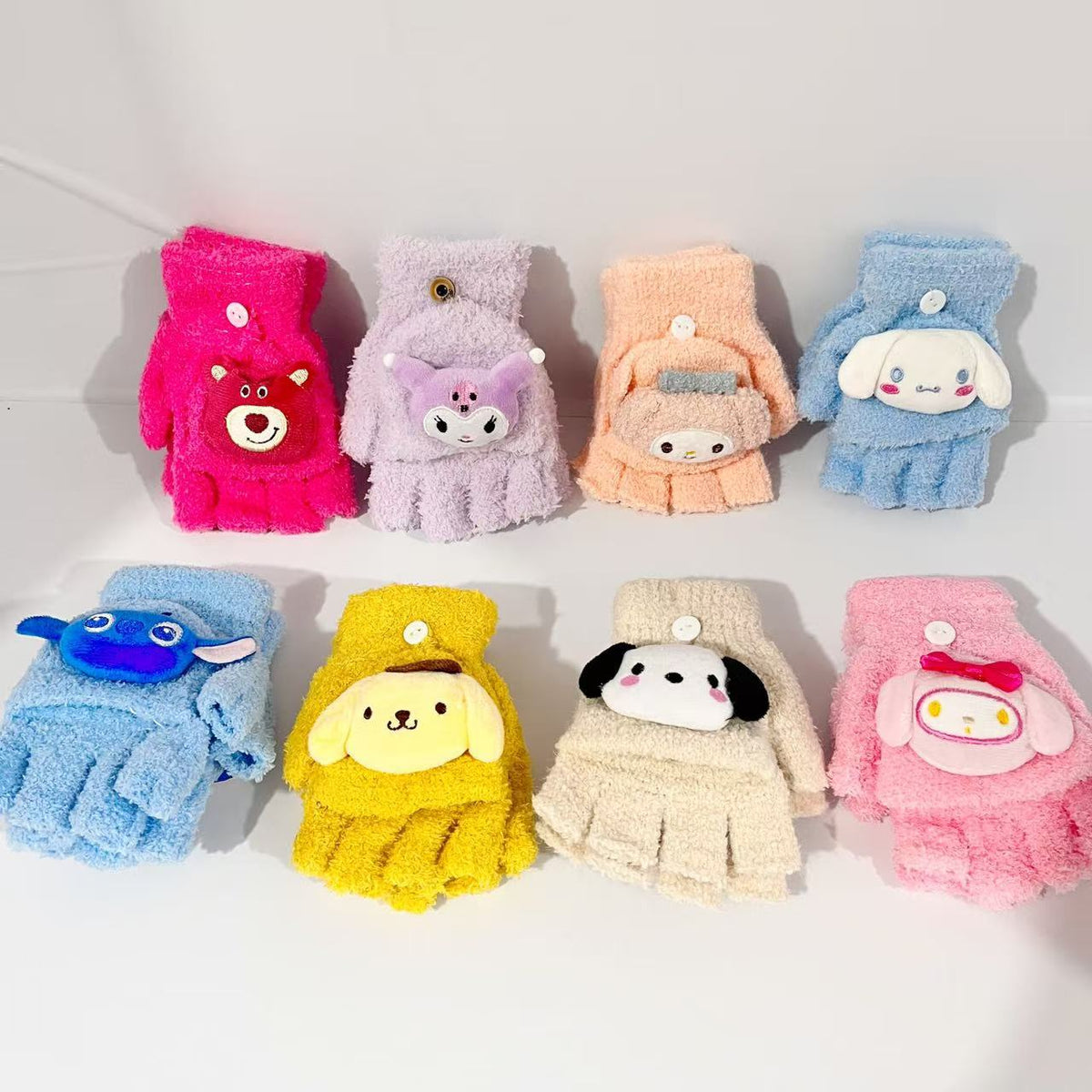 Kinder Spielzeug Bärenmotiv Fingerlose Handschuhe Brehn