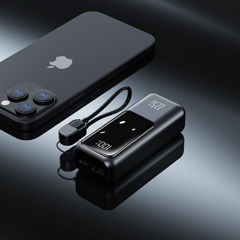Tragbare Powerbank mit Digitaler Energieanzeige und Schnellladefunktion Brehn