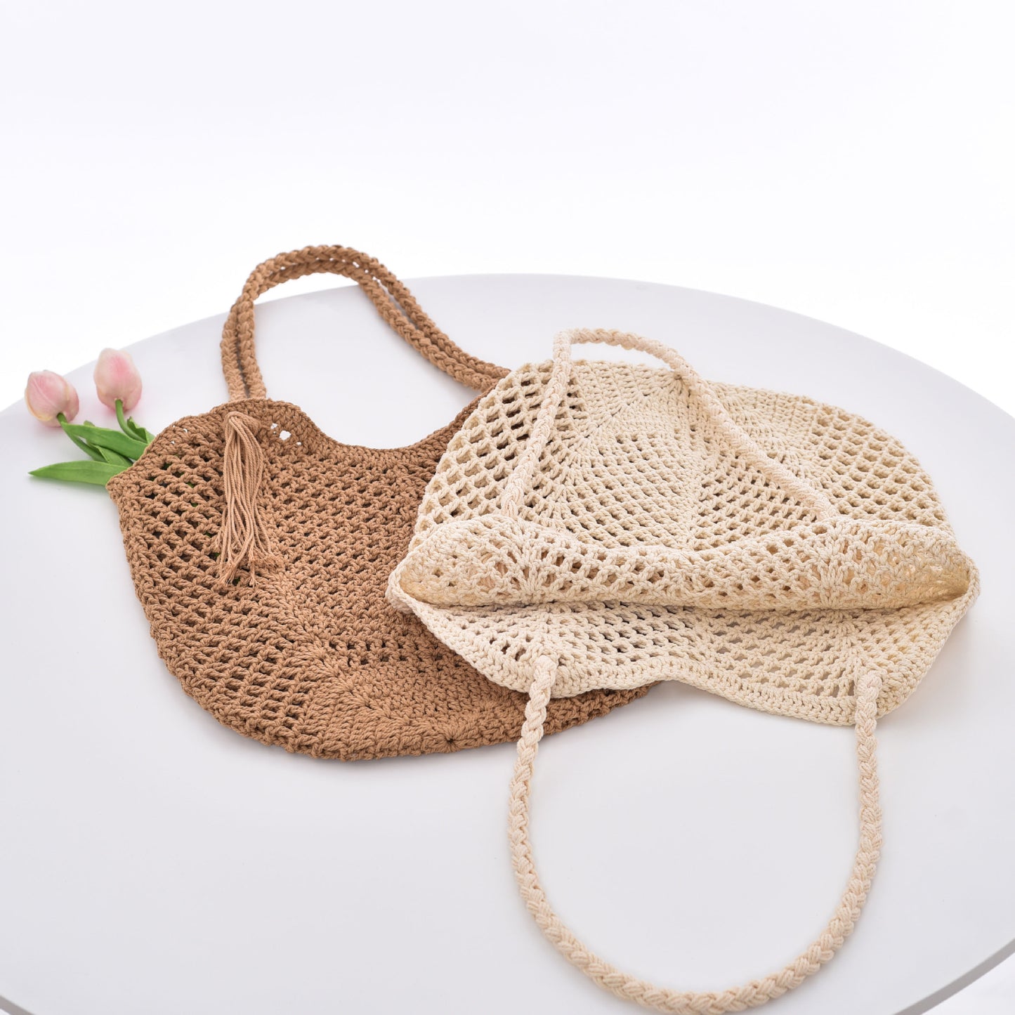 Handgefertigte Makramee Strandtasche Brehn