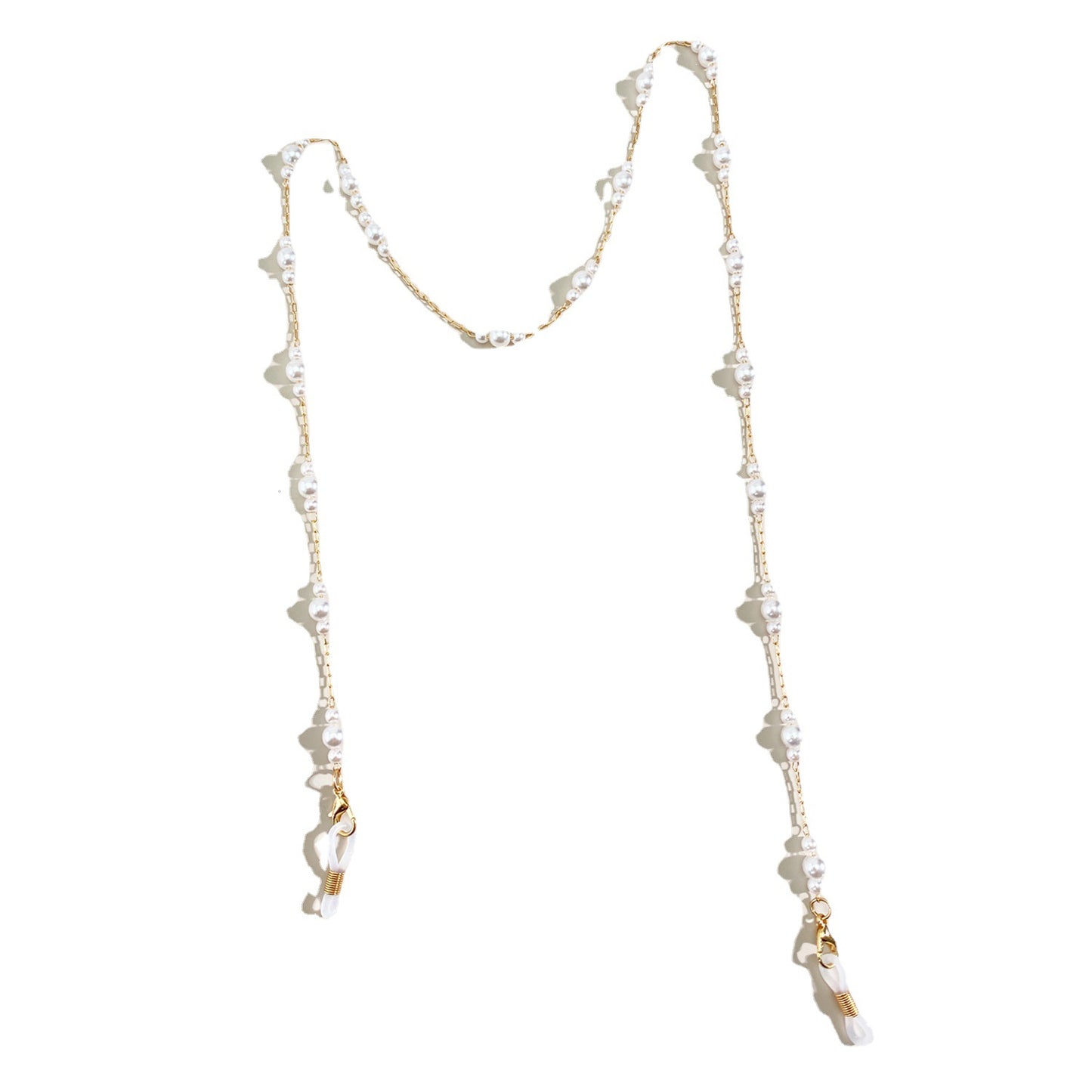 Elegante Perlenverzierte Brillen Kette Brehn