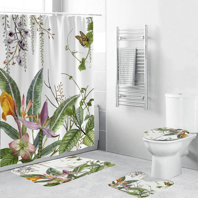 Blattige botanische Badezimmer-Ensemble Brehn