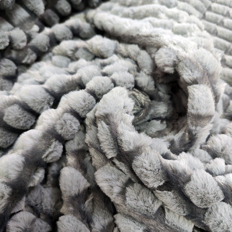 Damen samtige Kuscheldecke mit 3D-Struktur Brehn